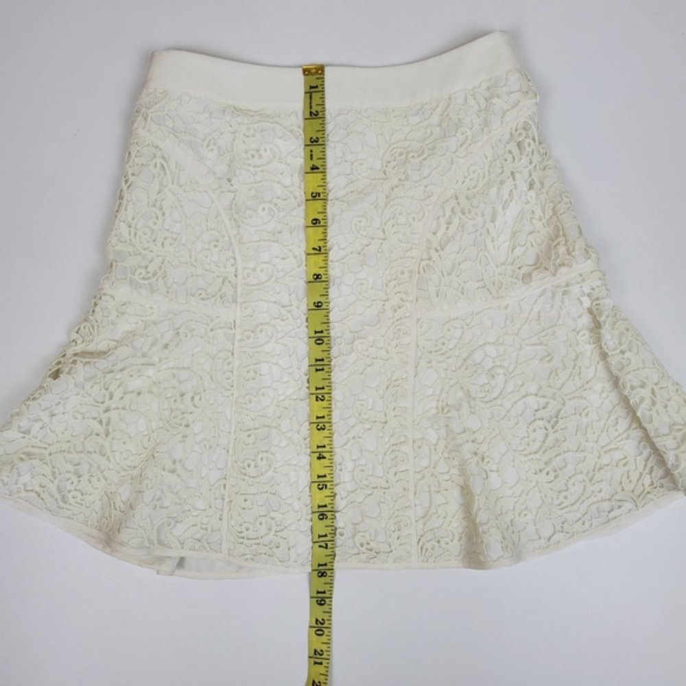 Rebecca Taylor white crochet mini skirt - Picture 8 of 10